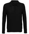 03986 Stefan NEOBLU Stefan Polo Collar Sweater Deep Black colour image